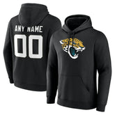 Jacksonville Jaguars Big & Tall Team Authentic Custom Hoodie Black | NFL