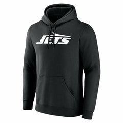 New York Jets Big & Tall Team Authentic Custom Hoodie Black | NFL