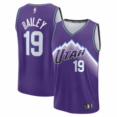 Ace Bailey Utah Jazz Fast Break Replica Jersey Purple Icon Edition - NBA