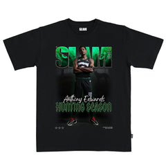 Anthony Edwards Minnesota Timberwolves SLAM Unisex Cover T-Shirt Black - NBA