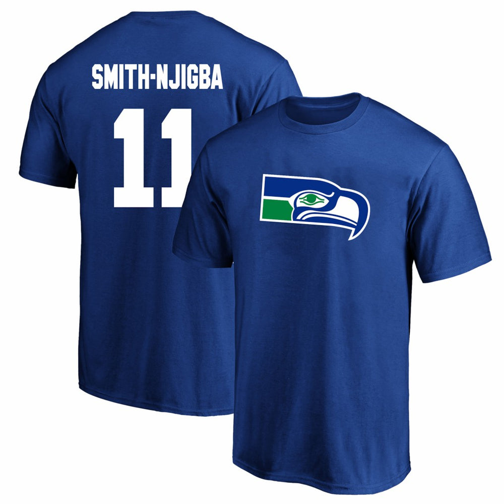 Jaxon Smith-Njigba Seattle Seahawks Big & Tall Player Name & Number T-Shirt Royal | Fanatics