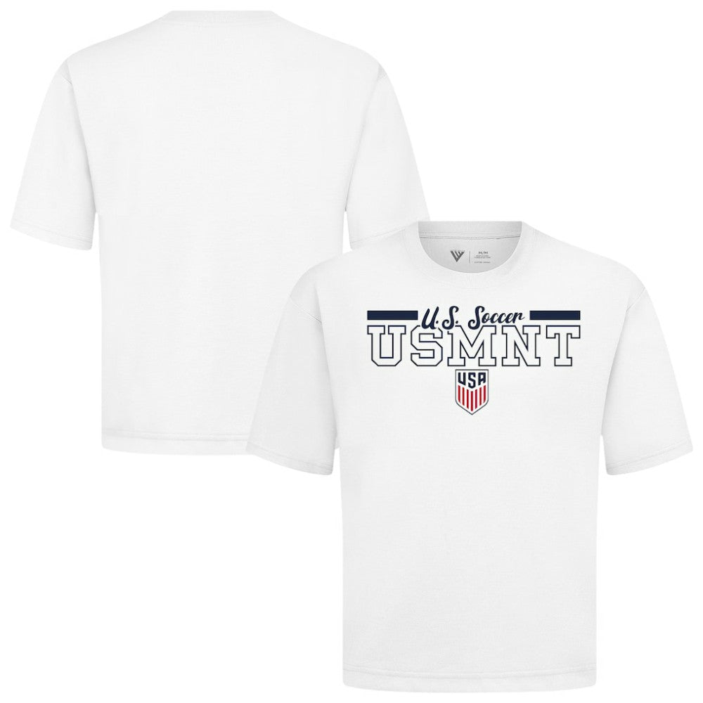 USMNT Levelwear Vanguard Luxe Signature T-Shirt White - FIFA World CUP