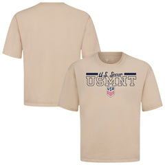 USMNT Levelwear Vanguard Luxe Signature T-Shirt Khaki - FIFA World CUP