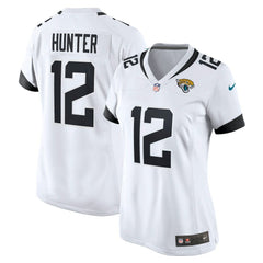 Travis Hunter Jacksonville Jaguars Women's Game Jersey White | Nike for Sale