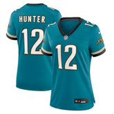 Travis Hunter Jacksonville Jaguars Women's Alternate 2 Prowler Throwback Game Jersey Teal | Nike for Sale
