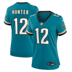 Travis Hunter Jacksonville Jaguars Women's Alternate 2 Prowler Throwback Game Jersey Teal | Nike for Sale