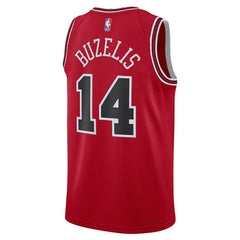Matas Buzelis Chicago Bulls Unisex Swingman Player Jersey Icon Editi- Red - NBA