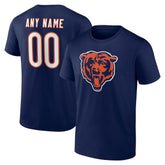Chicago Bears Big & Tall Team Authentic Custom T-Shirt Navy | NFL