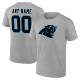 Carolina Panthers Big & Tall Team Authentic Custom T-Shirt Gray | NFL