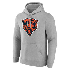 Chicago Bears Big & Tall Team Authentic Custom Hoodie Gray | NFL