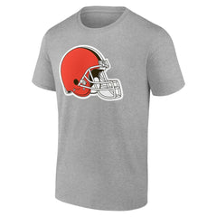 Cleveland Browns Big & Tall Team Authentic Custom T-Shirt Gray | NFL