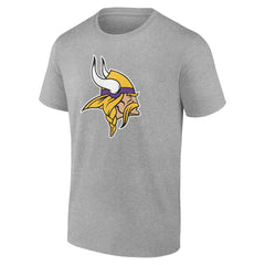 Minnesota Vikings Big & Tall Team Authentic Custom T-Shirt Gray | NFL