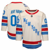 New York Rangers Outerstuff Youth 2026 NHL Winter Classic Premier Custom Jersey - White - NHL