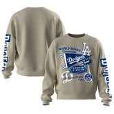 Los Angeles Dodgers Fanatics Women's 2025 World Series Champions Pennant Spirit Jersey Fleece Sweatshirt - MLB
