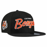 Cincinnati Bengals New Era Main Script 9FIFTY Snapback Hat Kelly Green | NFL