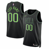 New Orleans Pelicans Unisex 2025/26 City Edition Swingman Custom Jersey Black - NBA