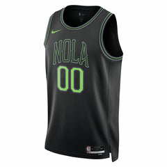 New Orleans Pelicans Unisex 2025/26 City Edition Swingman Custom Jersey Black - NBA
