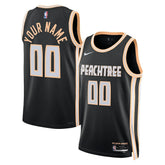 Atlanta Hawks Unisex 2025/26 City Edition Swingman Custom Jersey Black - NBA