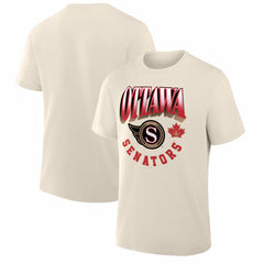 Ottawa Senators Alternate Legacy T-Shirt - Cream - NHL