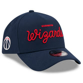 Washington Wizards x Malbon Golf Unisex 9FORTY A-Frame Adjustable Hat Navy - NBA