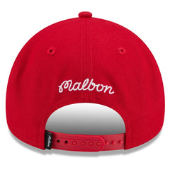 Houston Rockets x Malbon Golf Unisex 9FORTY A-Frame Adjustable Hat Red - NBA