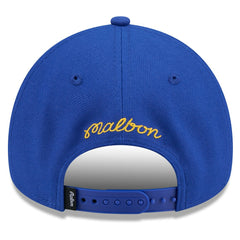 Golden State Warriors x Malbon Golf Unisex 9FORTY A-Frame Adjustable Hat Royal - NBA