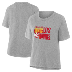 Atlanta Hawks Women's Noches Training T-Shirt Gray - NBA