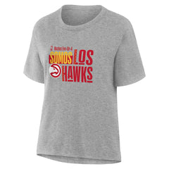 Atlanta Hawks Women's Noches Training T-Shirt Gray - NBA