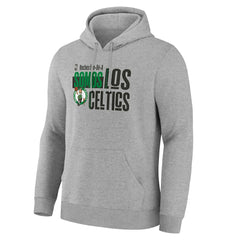 Boston Celtics Noches Training Hoodie Gray - NBA