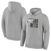 Brooklyn Nets Noches Training Hoodie Gray - NBA