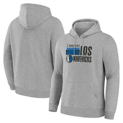 Dallas Mavericks Noches Training Hoodie Gray - NBA