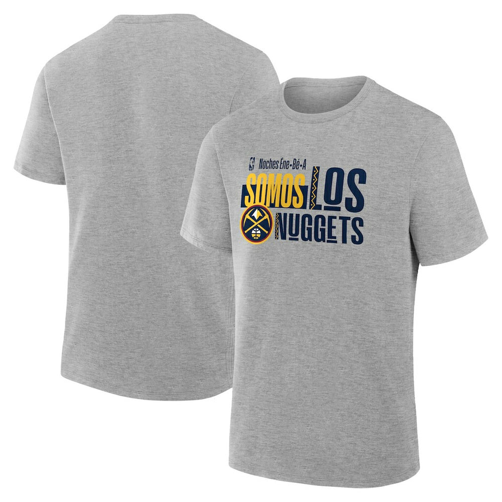 Denver Nuggets Noches Training T-Shirt Gray - NBA