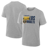 Denver Nuggets Noches Training T-Shirt Gray - NBA