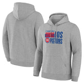 Detroit Pistons Noches Training Hoodie Gray - NBA