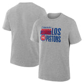 Detroit Pistons Noches Training T-Shirt Gray - NBA