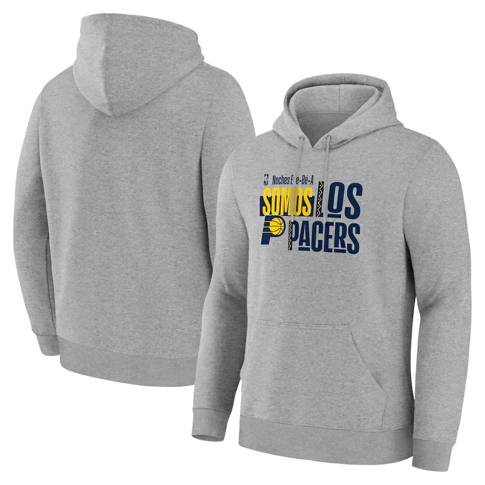 Indiana Pacers Noches Training Hoodie Gray - NBA