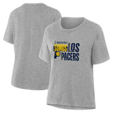 Indiana Pacers Women's Noches Training T-Shirt Gray - NBA
