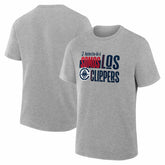 LA Clippers Noches Training T-Shirt Gray - NBA