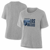 Memphis Grizzlies Women's Noches Training T-Shirt Gray - NBA