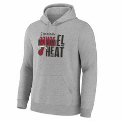 Miami Heat Noches Training Hoodie Gray - NBA