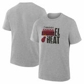 Miami Heat Noches Training T-Shirt Gray - NBA