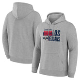 New Orleans Pelicans Noches Training Hoodie Gray - NBA