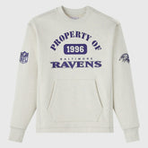 Baltimore Ravens OVO x NFL Unisex Fleece Sweatshirt Heather Gray | NFL