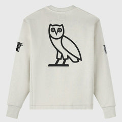 Carolina Panthers OVO x NFL Unisex Fleece Sweatshirt Heather Gray | NFL