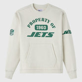 New York Jets OVO x NFL Unisex Fleece Sweatshirt Heather Gray | NFL