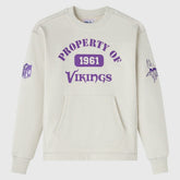 Minnesota Vikings OVO x NFL Unisex Fleece Sweatshirt Heather Gray | NFL