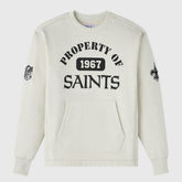 New Orleans Saints OVO x NFL Unisex Fleece Sweatshirt Heather Gray | NFL