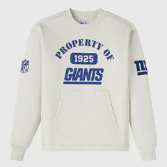 New York Giants OVO x NFL Unisex Fleece Sweatshirt Heather Gray | NFL