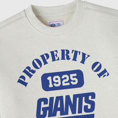 New York Giants OVO x NFL Unisex Fleece Sweatshirt Heather Gray | NFL