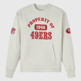 San Francisco 49ers OVO x NFL Unisex Fleece Sweatshirt Heather Gray | NFL